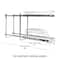 Household Essentials Glidez Chrome-Plated Steel 2-Tier Dual-Sliding Storage Organizer
